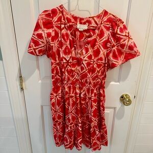 Anthropologie Somerset sunburst mini dress